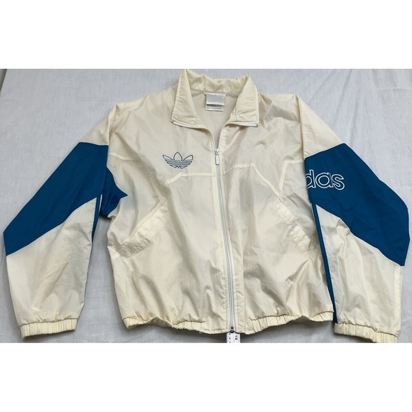 Vintage Adidas Track Jacket Windbreaker Lightweight Size XL